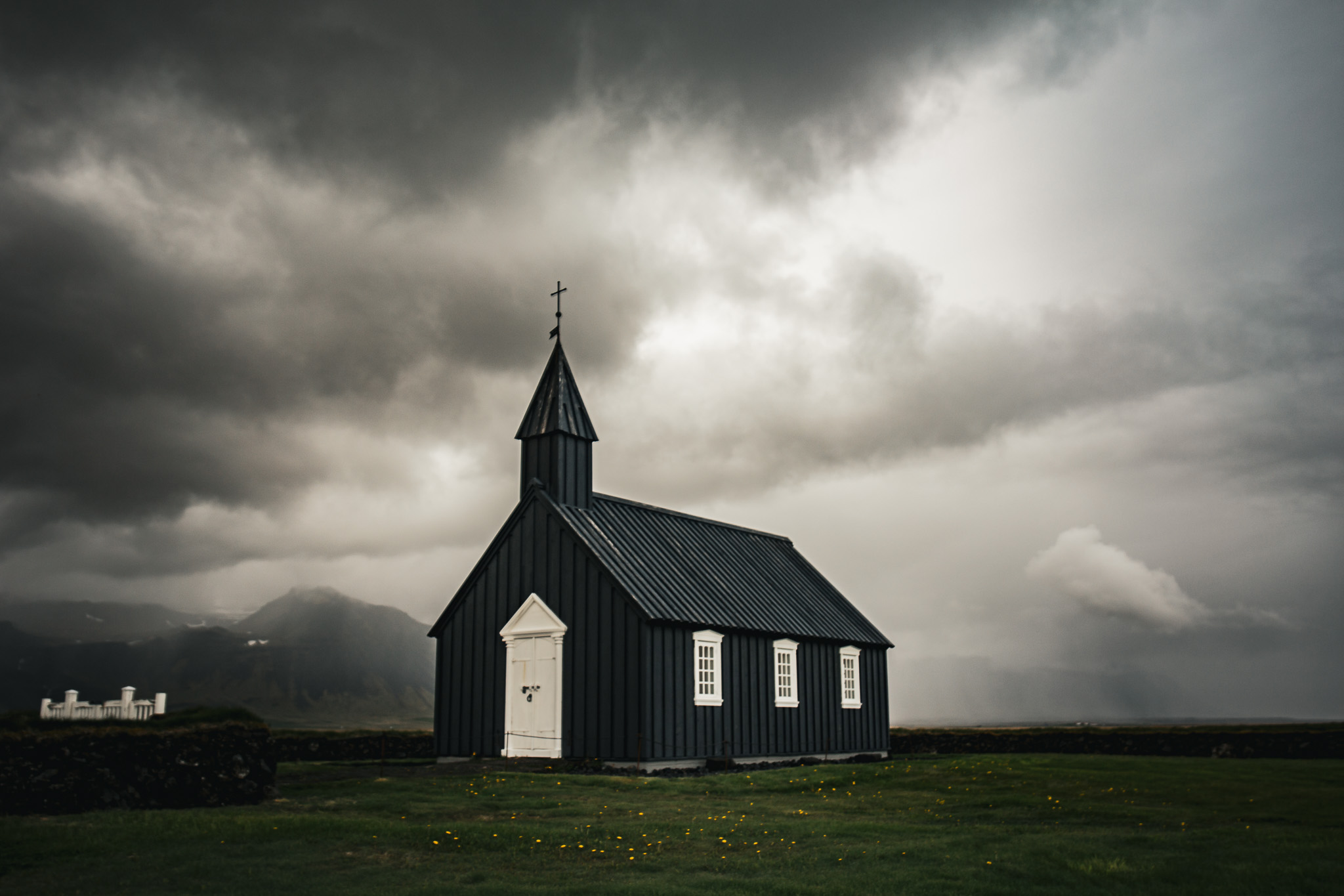 Búðakirkja black church, Snæfellsnes