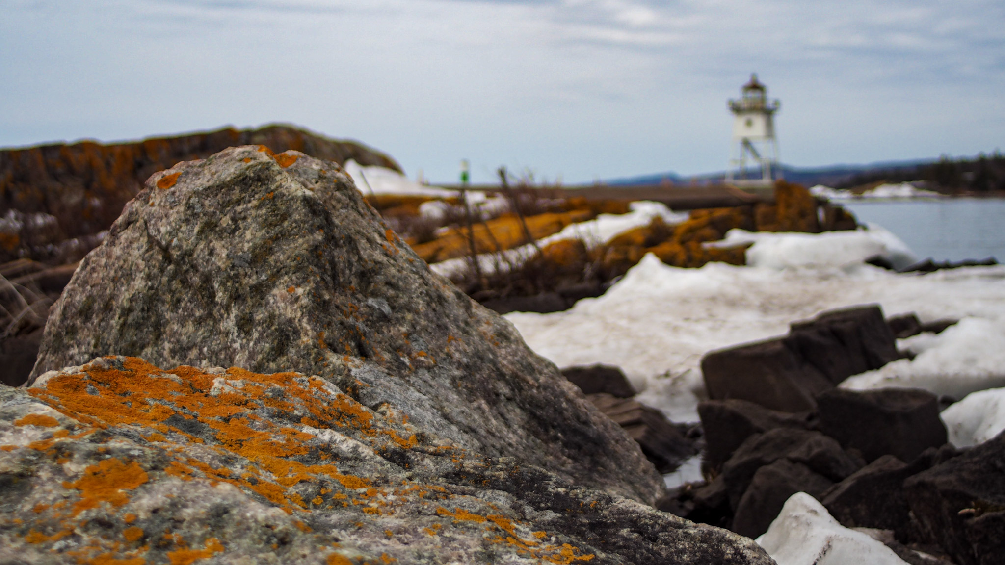 Rocky shoreline