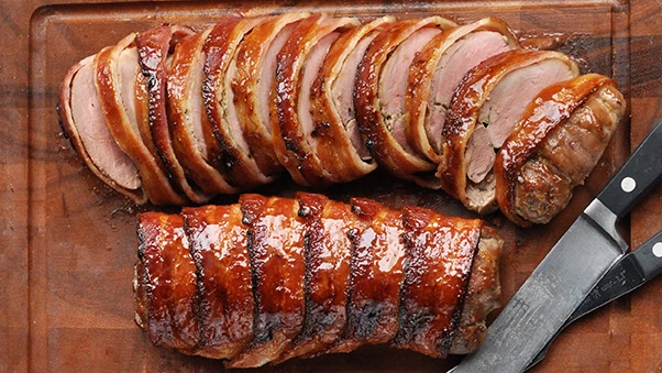 Bacon-Wrapped Pork Tenderloin