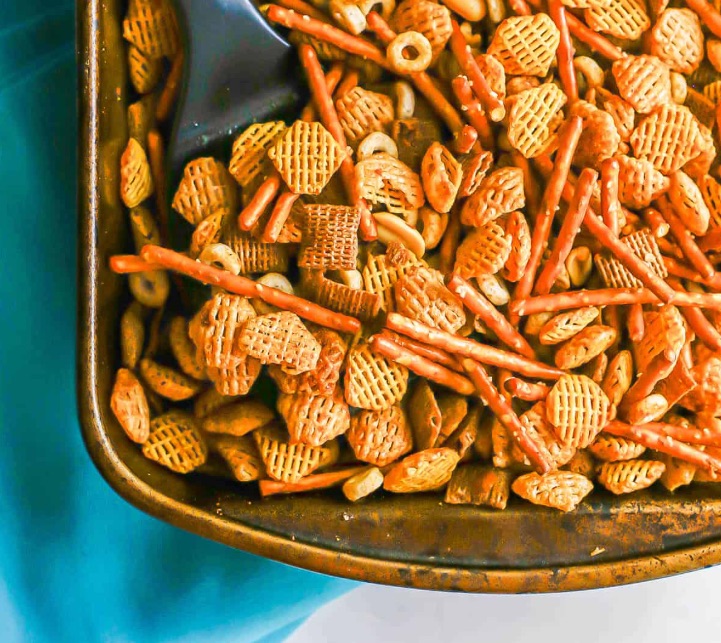 Chex Party Mix (Homemade Savory Blend)