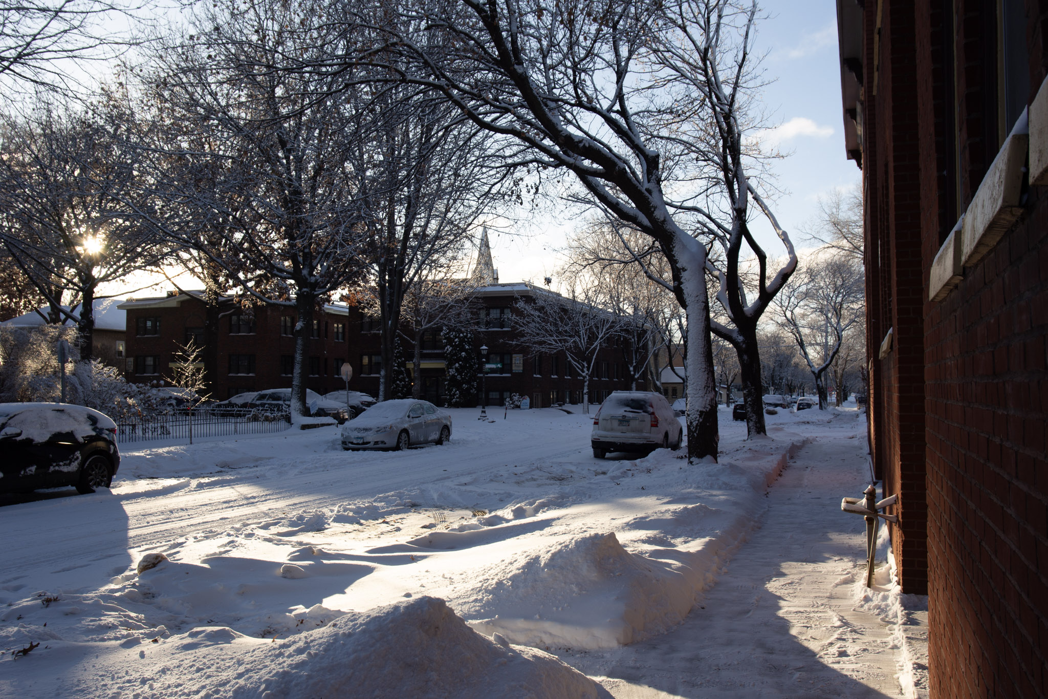 Snowy morning in Saint Paul