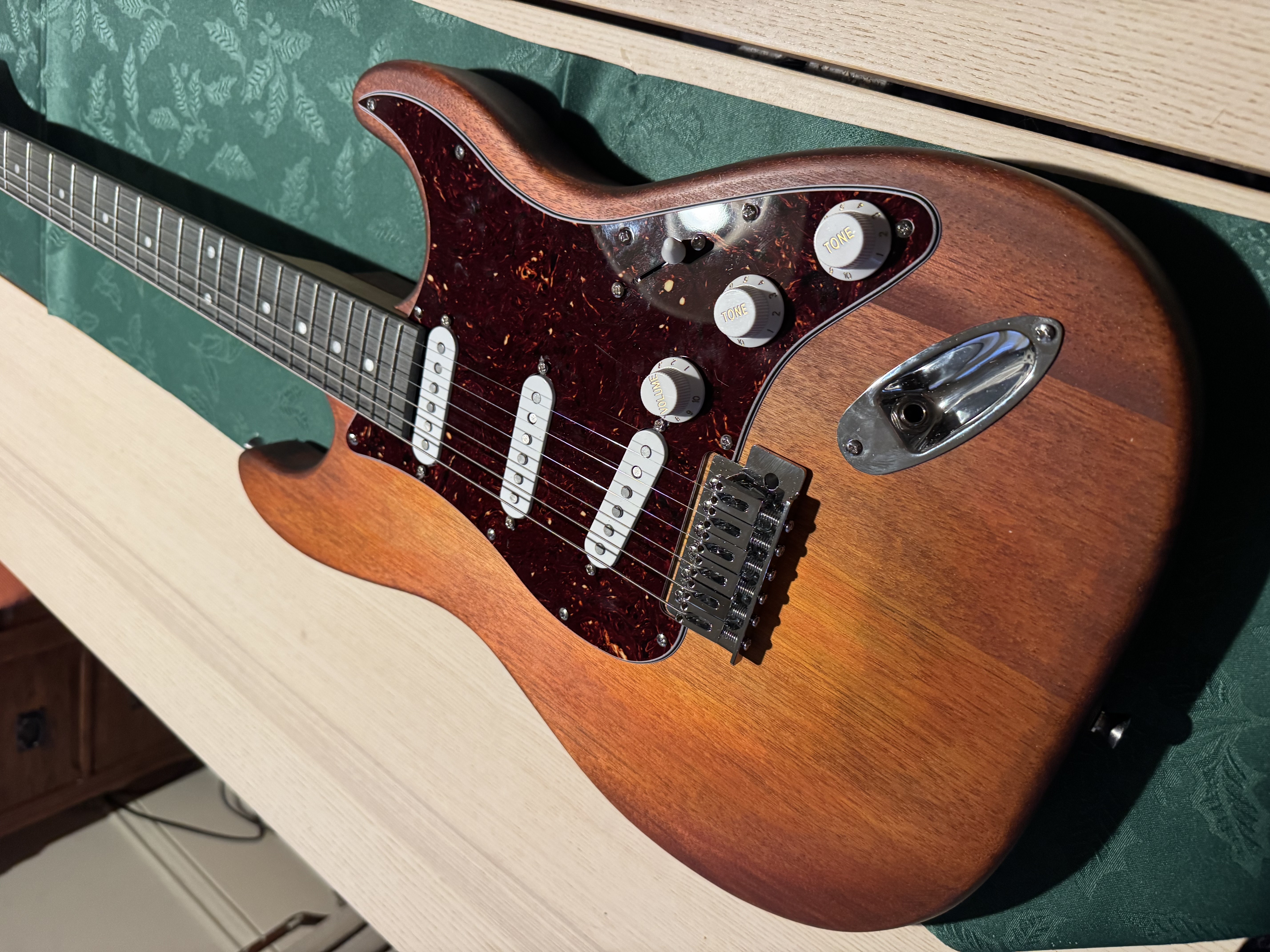 Brown stain progression