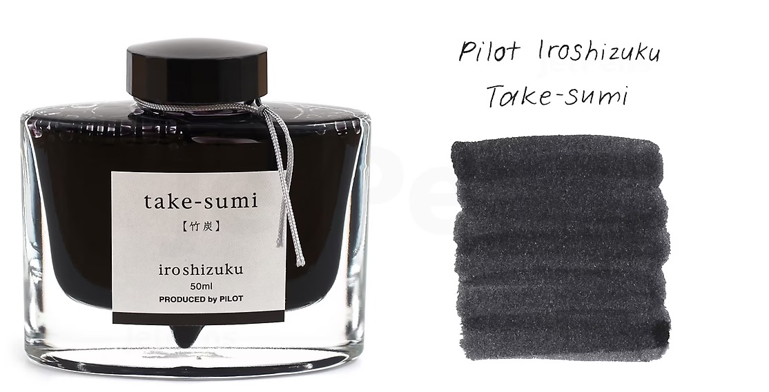 Pilot Iroshizuku Take-sumi ink