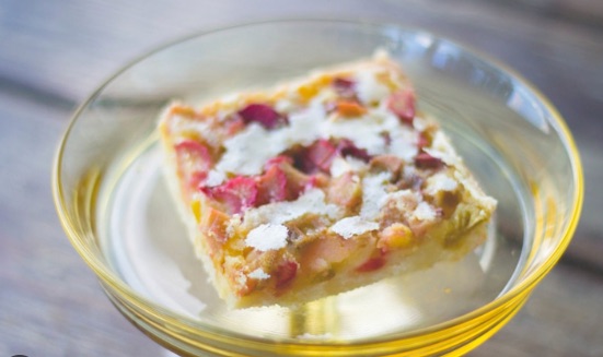 Rhubarb Custard Bars