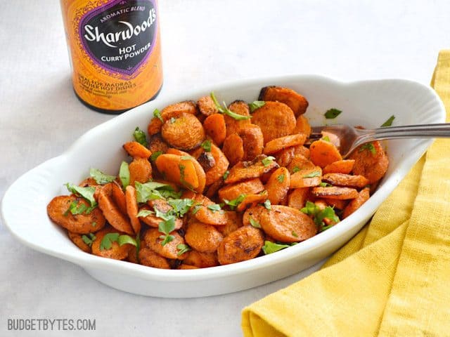 Roasted Curry Carrots