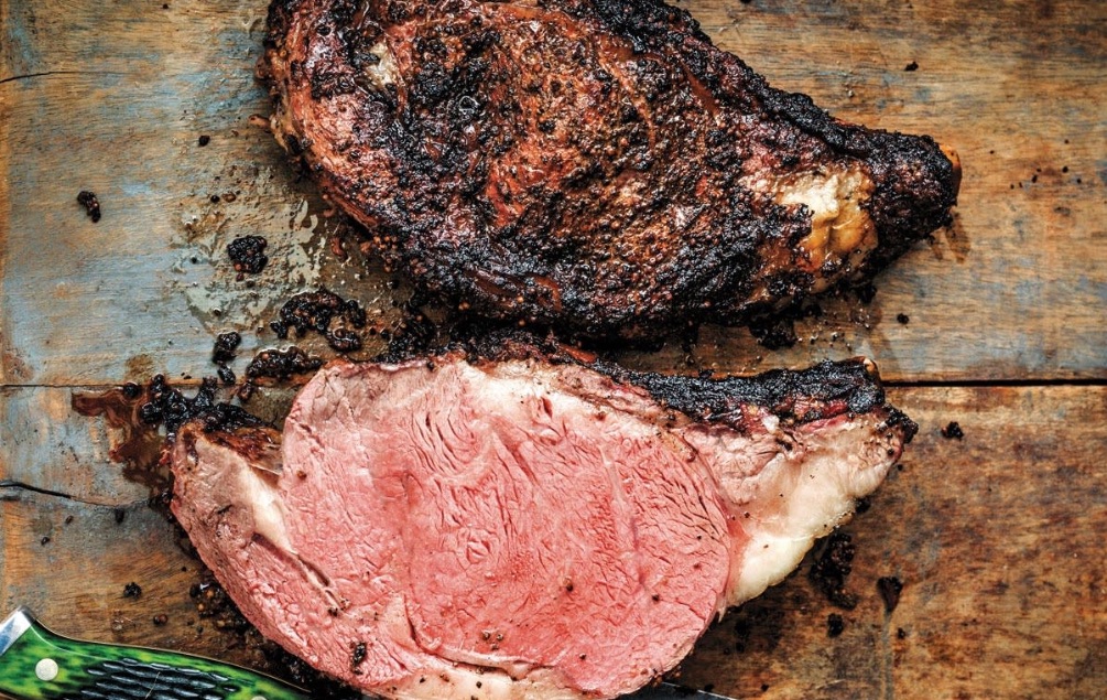 Smoked Prime Rib with Horseradish Cream