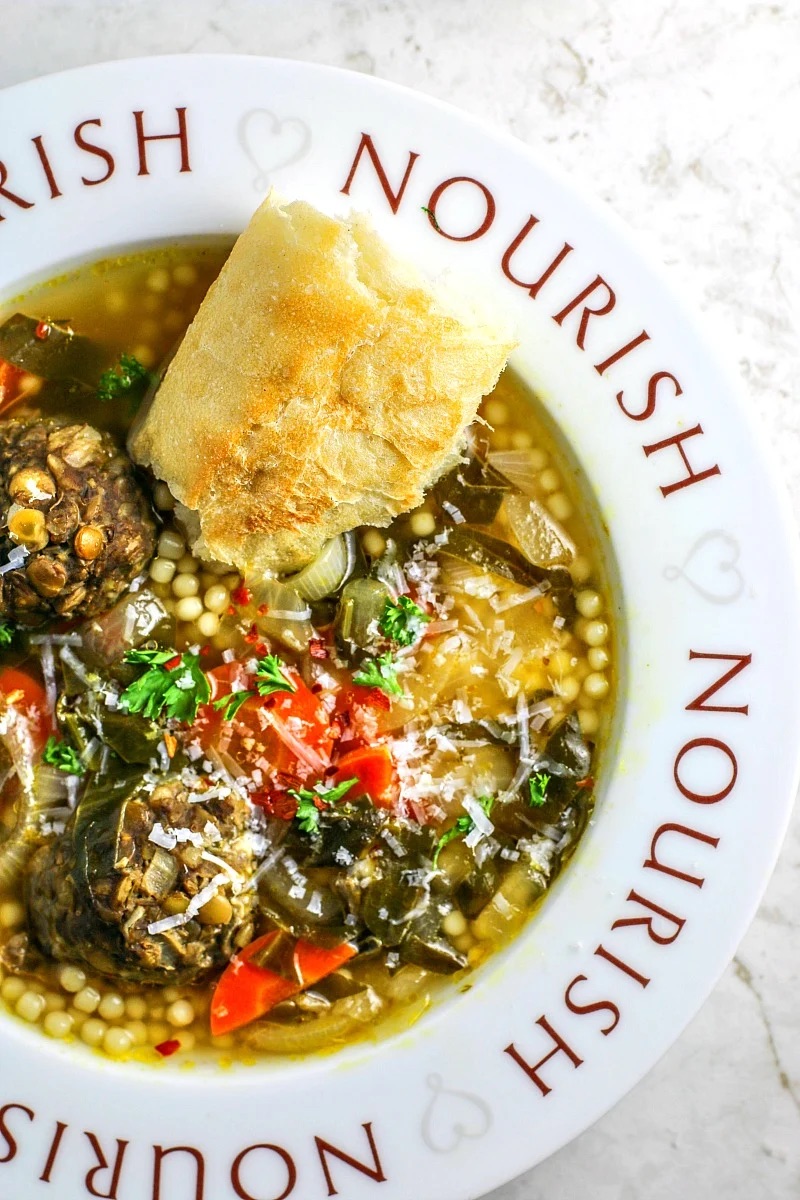 Vegetarian Italian Wedding Soup